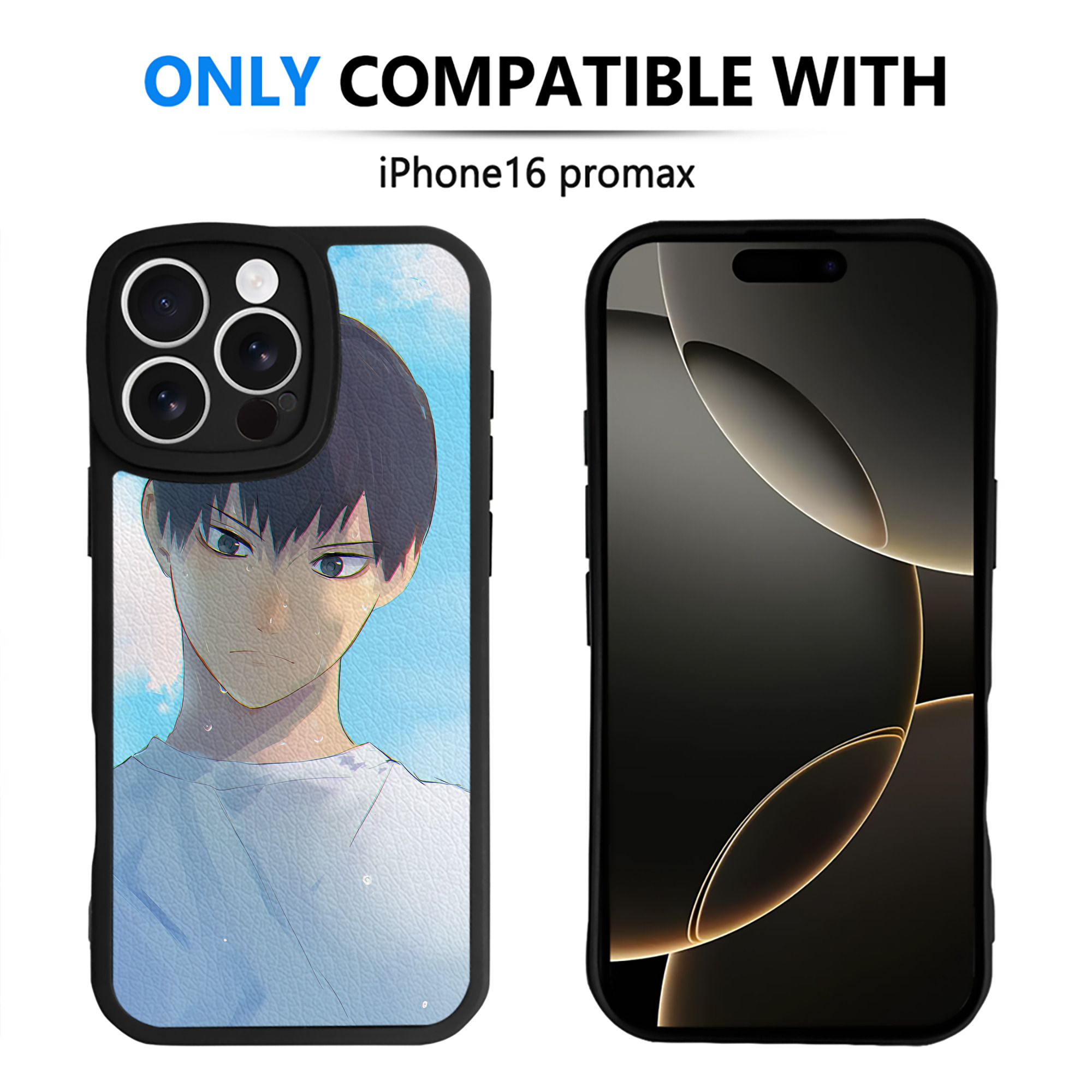 （画像用） ハイキュー!! Haikyu!! 【iPhone 16シリーズ対応】シリコンスマホケース（レザー調） 材質：シリコン